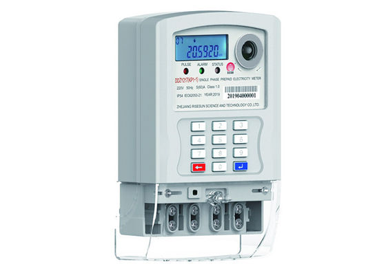 Iec 62055 Part 51 Smart Electronic Single Phase Prepaid Meter Less 0.5s D RTC