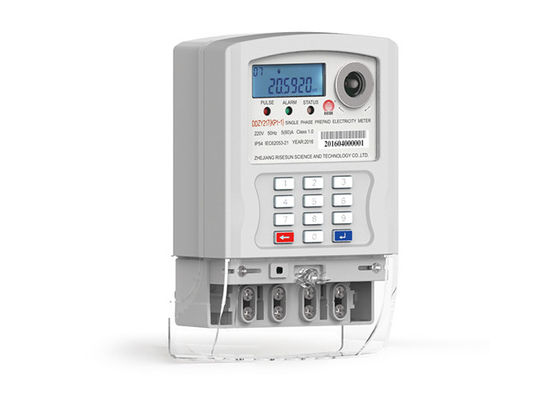 One Phase Keypad Electricity Meter Smart Power Consumption Meter IEC 62055 41