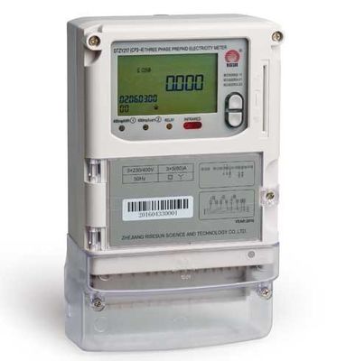 IEC62055 31 Cpu Card 3 Phase Prepaid Meters Four Wire Ami Advanced Metering