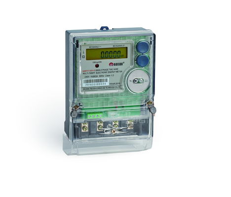 ASIC LCD SMT Multi Tariff Energy Meter Single Phase 220v Power Consumption Meter