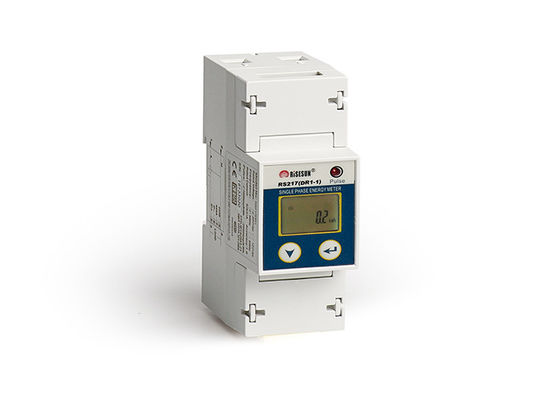 Din 43880 Single Phase Din Rail Electronic Energy Meter With Modbus