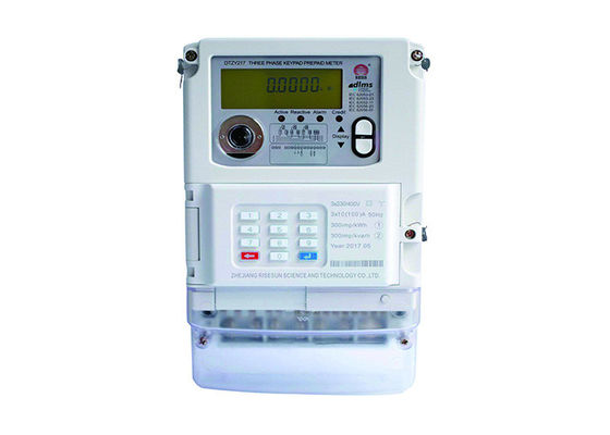 IEC 62055 51 5 80 A 3 Phase Smart Energy Meter Class 2 Accuracy